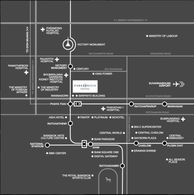Appartement Arl Skytrain Phayathai *